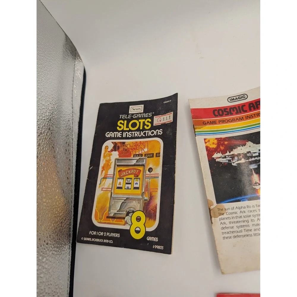 Lot of 9 Atari 2600 Manuals Inserts‎ Activision Imagic 20th Century Fox Sears